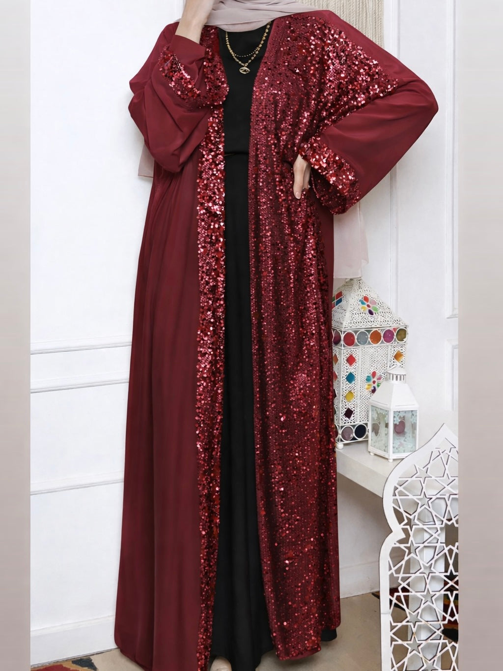 Golden Offwhite Kaftan