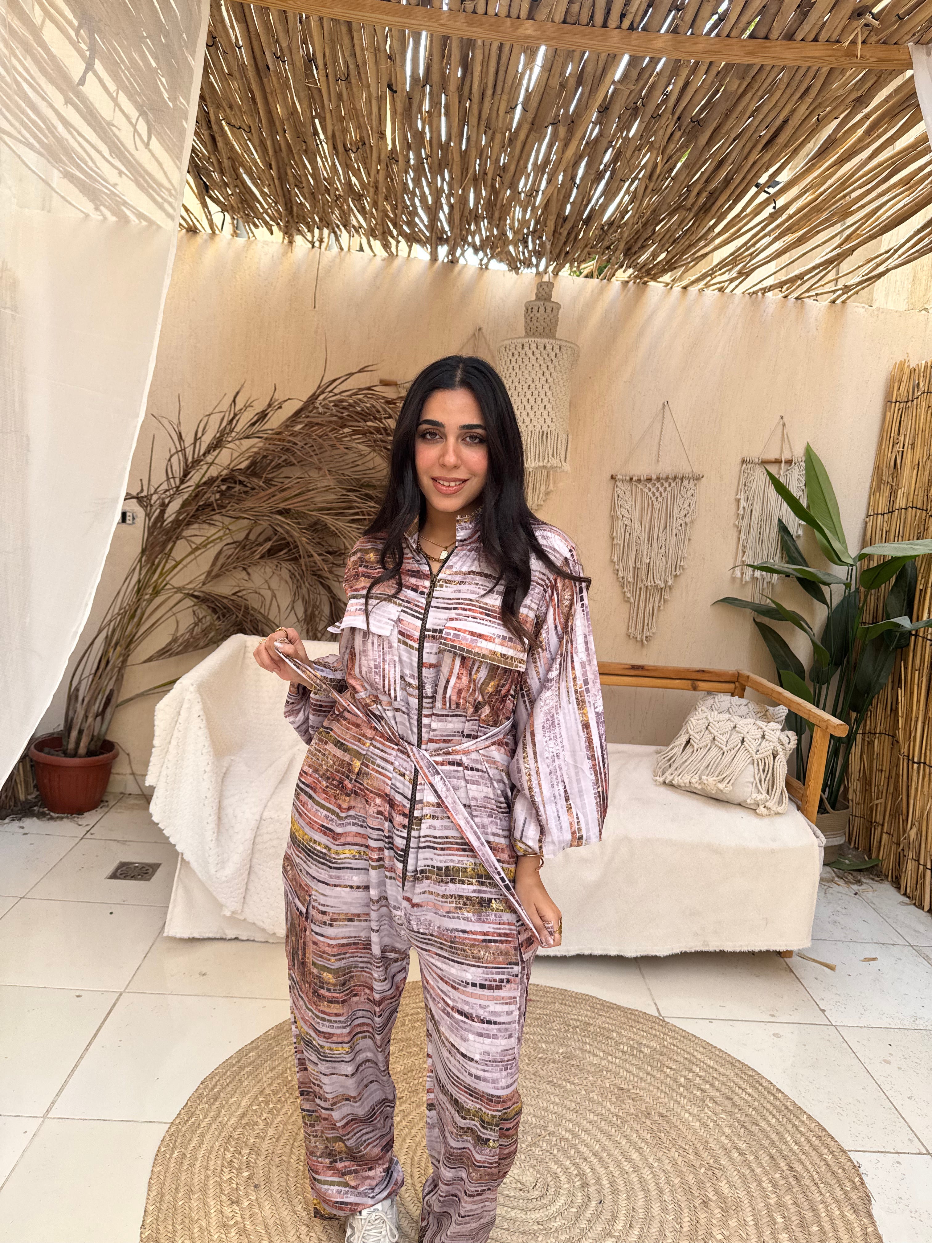 Jumpsuit - Coloured Silver