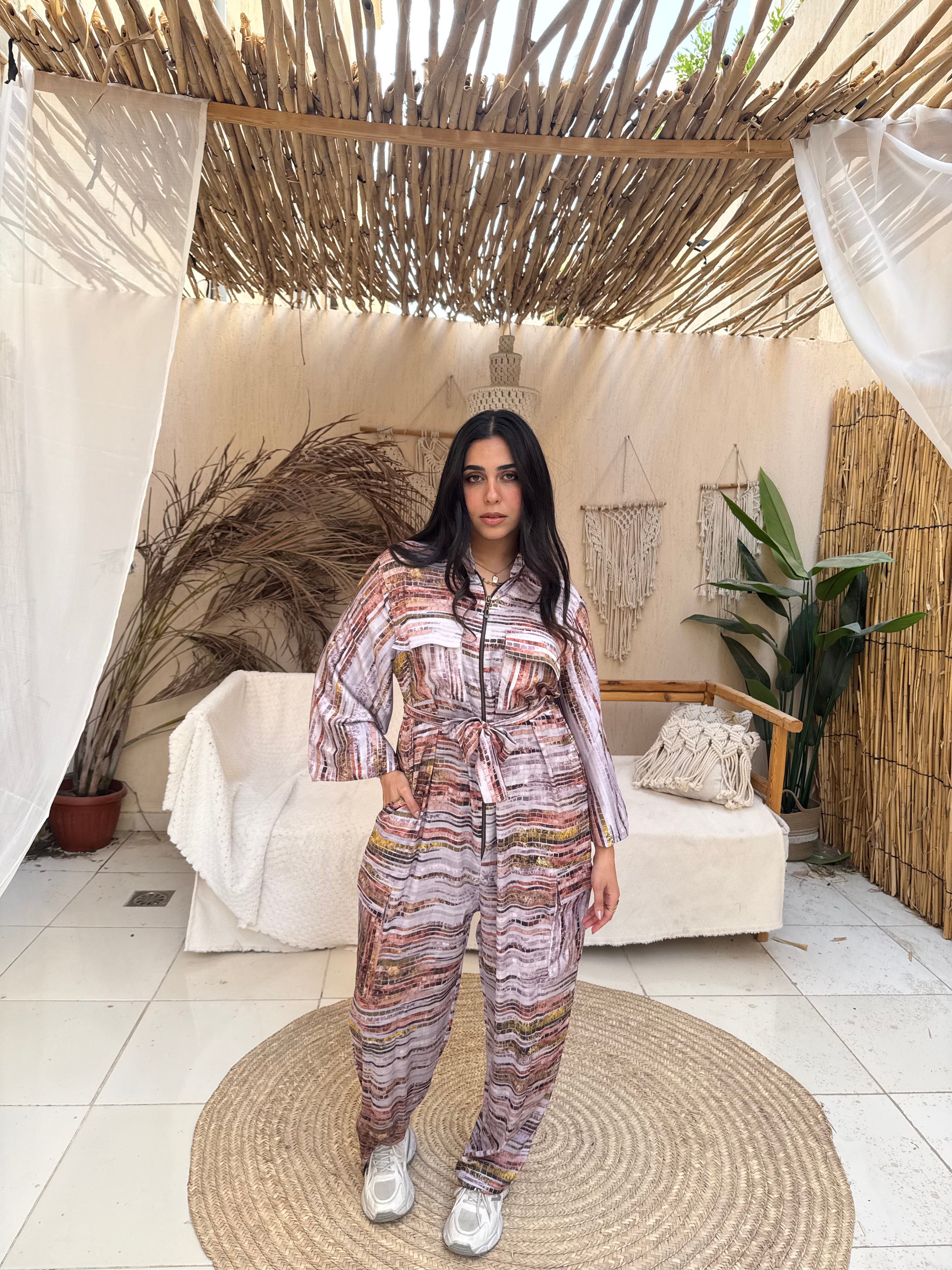 Jumpsuit - Coloured Silver
