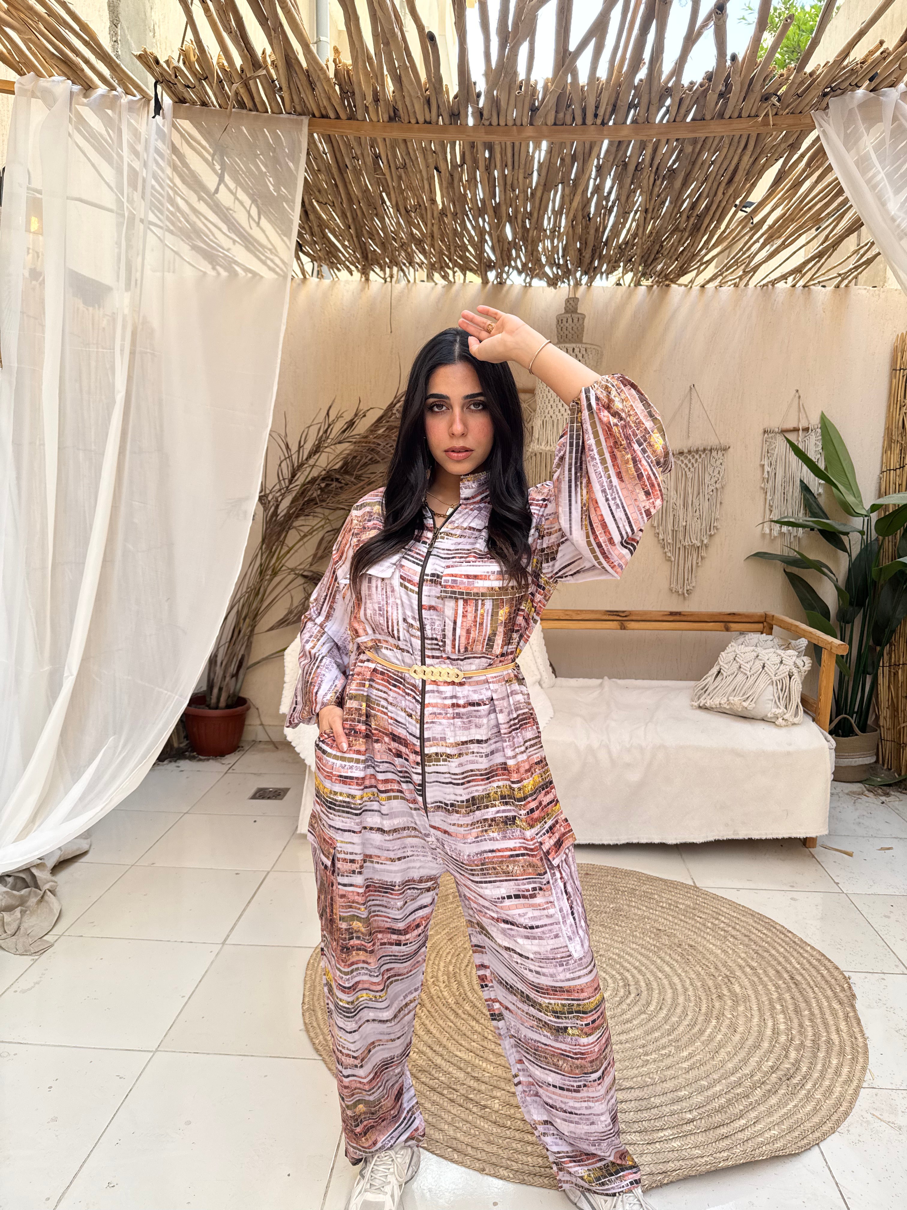 Jumpsuit - Coloured Silver