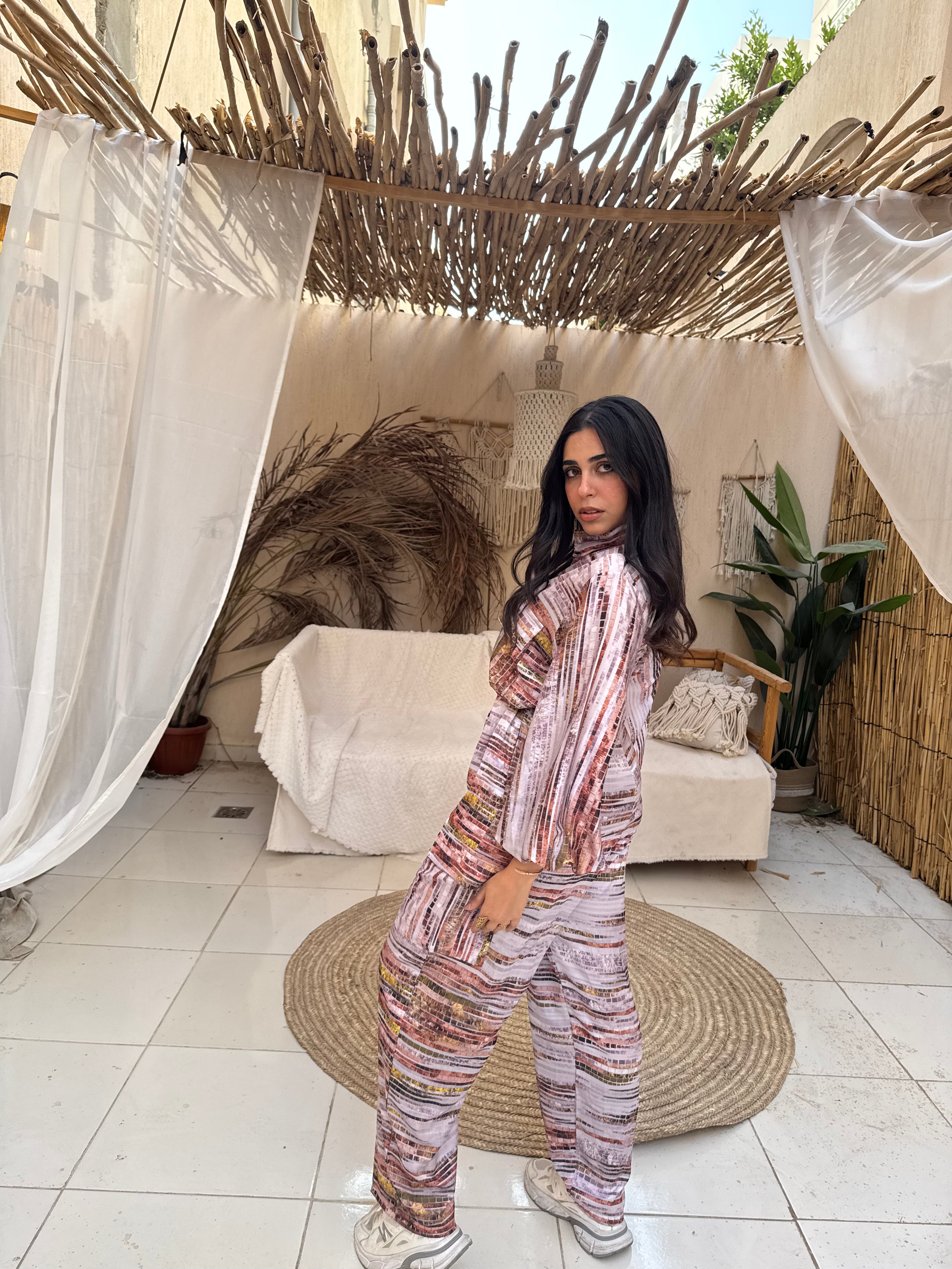 Jumpsuit - Coloured Silver