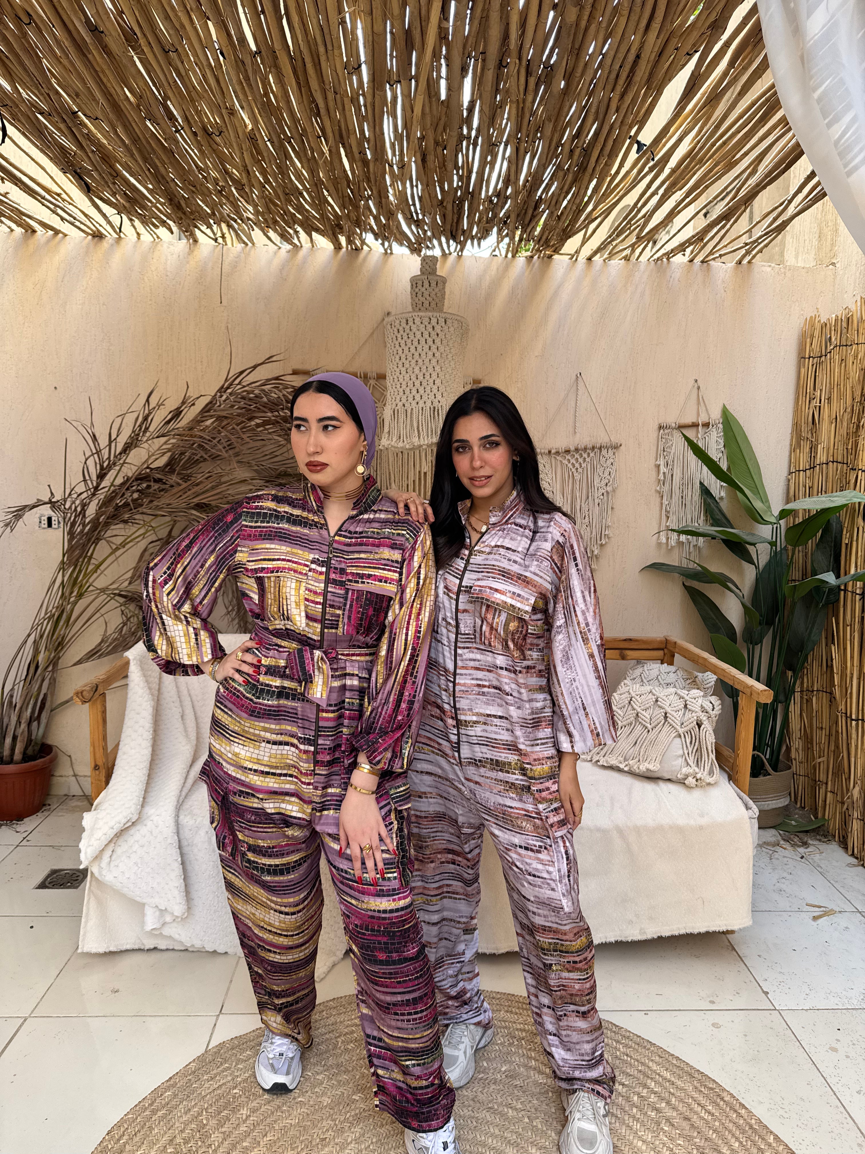 Jumpsuit - Coloured Silver